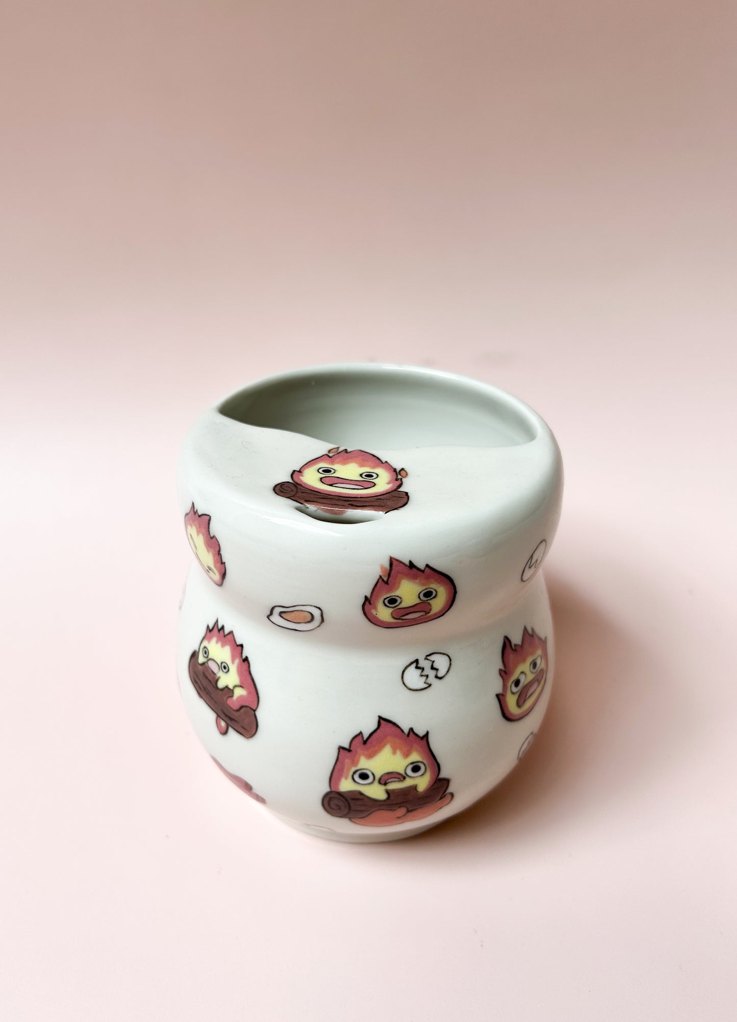 Calcifer Breakfast Sippy Cup  🍳