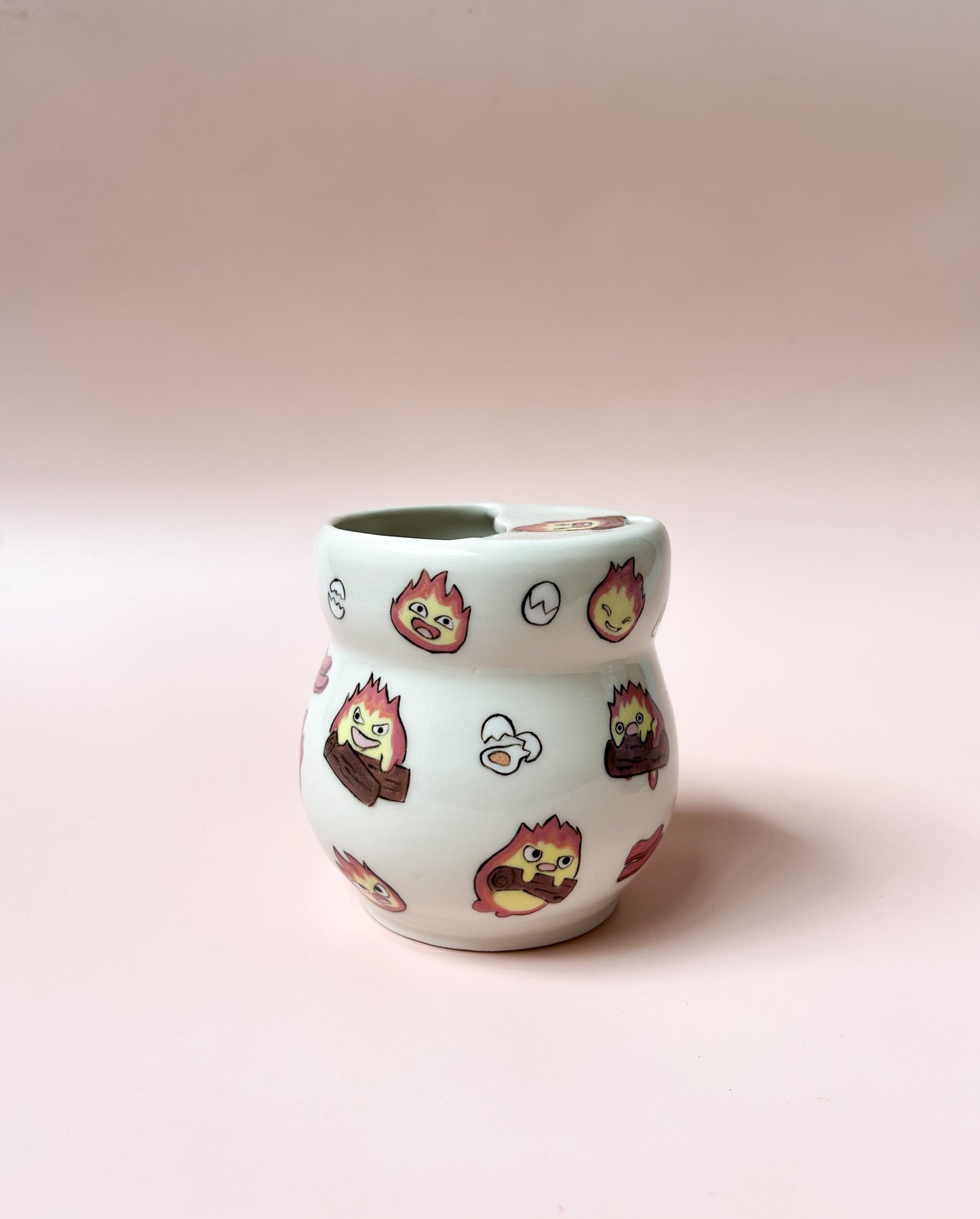 Calcifer Breakfast Sippy Cup  🍳
