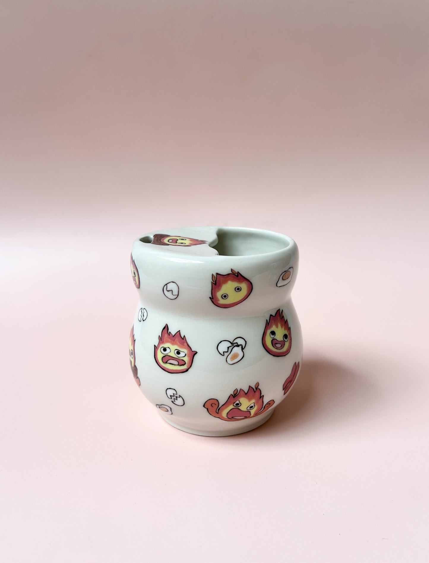 Calcifer Breakfast Sippy Cup  🍳